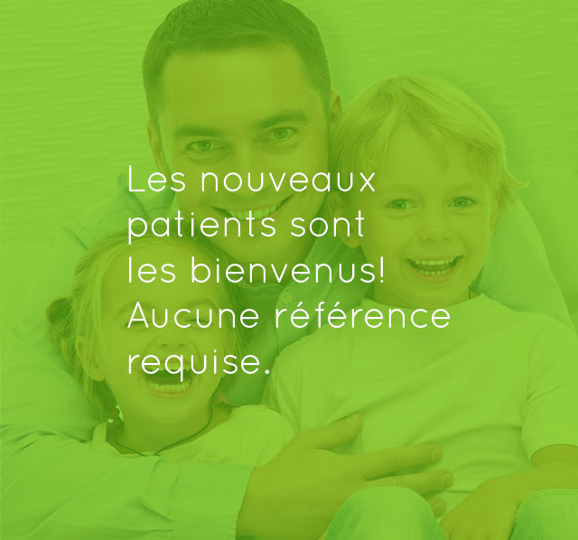 Nouveaux patients bienvenus